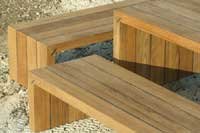 Mobilier de jardin en Teck sur mesure - d�tail