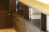 Angle de la console d'angle en Weng� massif