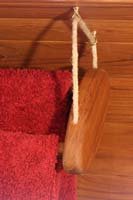 Porte serviettes suspendu en Teck