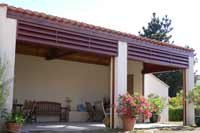 Brise-vent fixe sur-mesure en bois