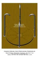 Grand receveur de douche ext�rieure sur mesure en Teck pont de bateau pour yacht