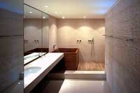 Baignoire en bois double, en Teck, 2 personnes en vis a vis - 175*80cm