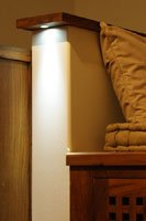 Eclairage int�gr� dans agencement en Teck