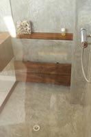 Banc de douche en Teck