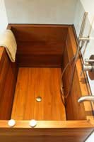 Baignoire Japonaise Ofuro en bois en Teck massif - Sur mesure