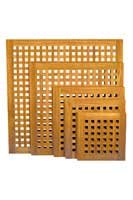 Caillebotis en Teck carr�s