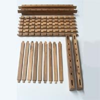 Fabrication d'un caillebotis en Teck � mi-bois