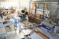 Vue de l'atelier et toupie num�rique 2 axes